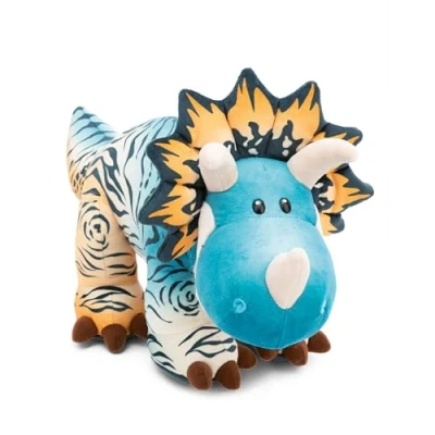 Bild av NICI gosedjur dino Cerastupsy 40cm Fluffigt att gosa med och älska, mjukisdjur tillverkat av återvunna material 49468