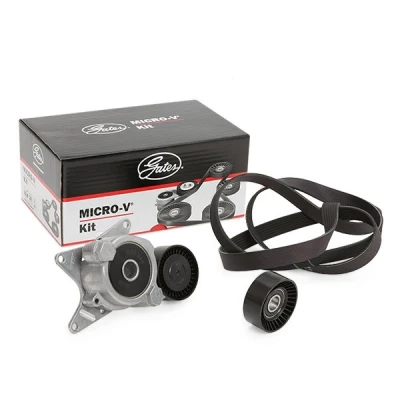 Bild av GATES K017PK2000 Jeu de courroies trapézoïdales à nervures Micro V Stretch Fit TOYOTA: Corolla Verso, Avensis II 5 portes, Station Wagon