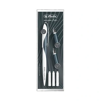 Bild av Herlitz 11360286 Set för Kaligrafi, 1.8 x 20.2 6.6 cm, Svart
