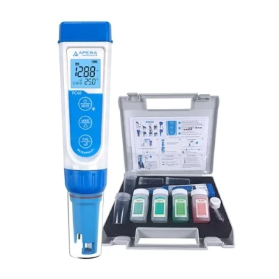 Bild av Apera Instruments PC60 Premium 5 i 1 multiparametrarmätare (pH värde, konduktivitet/EC, TDS, salthalt, temperatur, pH 0,01/1% noggrannhet, utbytbar elektrod, vattentät)