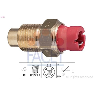 Bild av FACET 7.3132 Sonde De Température Liquide Refroidissement Made in Italy OE Equivalent FIAT: Cinquecento