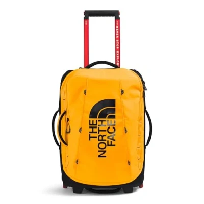 Bild av THE NORTH ANSIKTE Unisex Bas Läger Rullande Åska 40 L Bagage Resväska, Summit Guld/TNF Svart/N