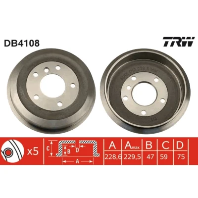 Bild av Bromstrumma TRW DB4108