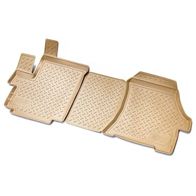 Bild av Recambo 3D gummigolvmattor kompatibla för Citroen Jumper FIAT Ducato från årsmodell 2006&gt; Bilgummimattor exakt passform med kant beige