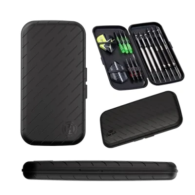 Bild av Harrows Darts Case Slim Världens minsta lättaste 6 dartfodral darthållare I rymmer 3 dartpilar och Tuff kolfiber konstruktion jag 24 st tillbehör,
