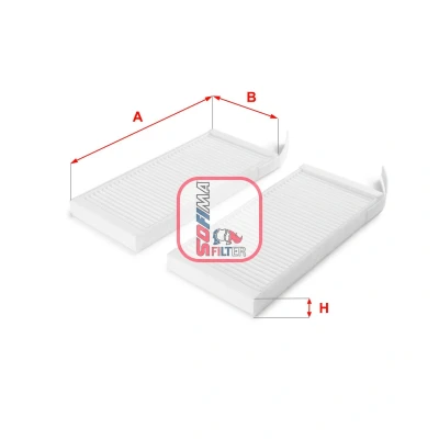 Bild av Filter, kupéventilation SOFIMA S 3164 C