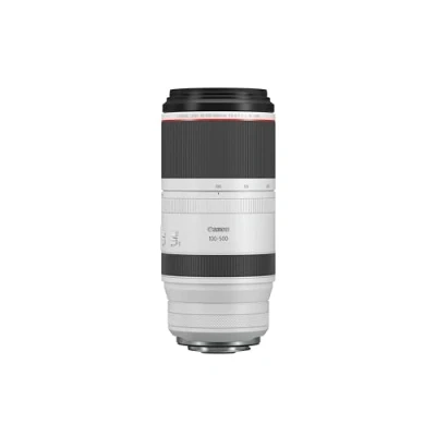 Bild av Canon Objektiv RF 100500 mm F4.57,1L är USM (superteleobjektiv för EOS R serien, 5 stegs optisk bildstabilisator, Dual Nano autofokusdrift, 1,525 g, kompakt), ljusgrå