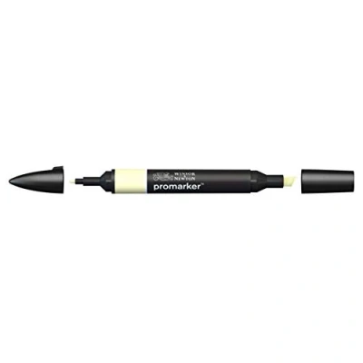 Bild av Winsor &amp; Newton &quot; ProMarker 0203078 professionell layoutmärkpenna 2 spetsar, fin och bred för ritningar, design layouter smörblomma