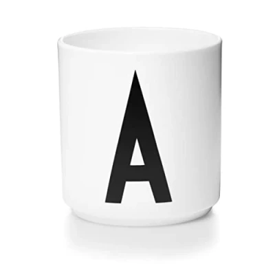 Bild av Design Letters Personal Porcelain cups A Z (White) L