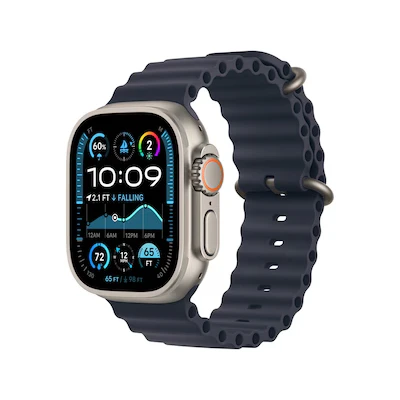 Bild av Apple Watch Ultra 2 GPS + Cellular 49mm Titanium Case with Navy Ocean Band