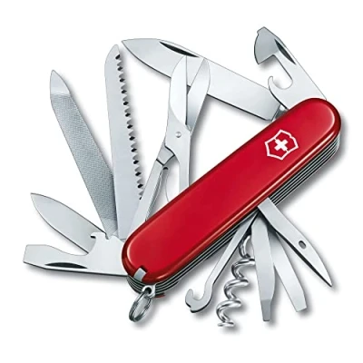Bild av Victorinox fickkniv Ranger (21 funktioner, metallsåg, trämejsel, sax, träsåg, blad) röd