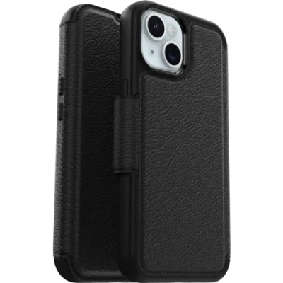 Bild av Otterbox Strada MagSafe Leren Book Cover Apple iPhone 15
