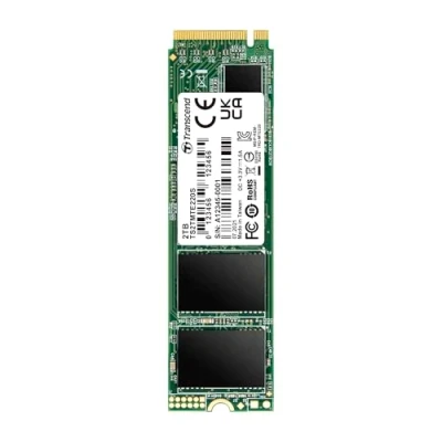 Bild av Transcend MTE220S 2TB NVMe PCIe Gen3 x4 M.2 2280 Internal Solid State Drive (SSD) 3D TLC NAND with DRAM Cache (TS2TMTE220S)