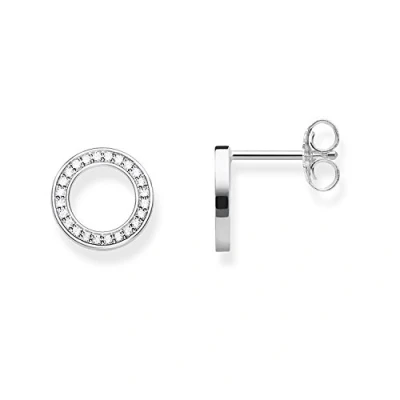 Bild av Thomas SABO Örhänge silvercoloured/white, Storlek: One Size, Silver coloured/white