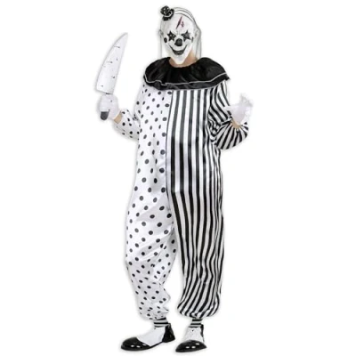 Bild av Widmann Kostym killer Pierröd, overall, clown, ondlig joker, skräck, halloween, karneval, temafest