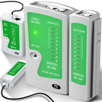 Bild av Retoo Nätverk kabeltestare, RJ11RJ12RJ45, LAN patchkabel kabel testare, nätverkskabel testare