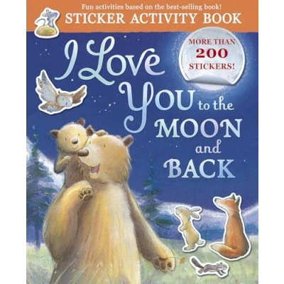 Bild av I Love You to the Moon and Back Sticker Activity