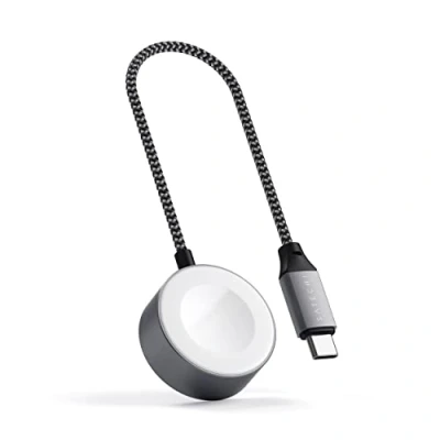 Bild av Satechi Magnetisk USB C laddningskabel för Apple Watch [MFi certifierad] Kompatibel med Series 7/6/SE/5/4/3/2/1