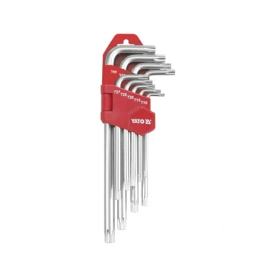 Bild av YATO YT 0512 Ensemble de tournevis coudés T10 T50 Acier chrome vanadium 9
