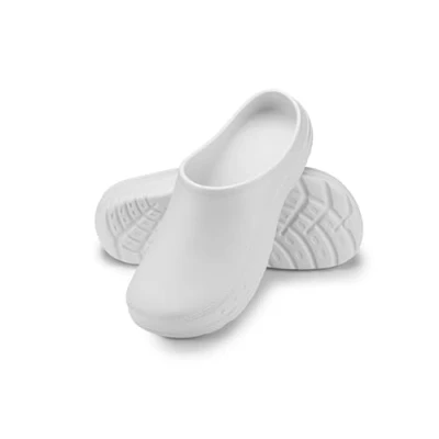 Bild av ESTRO Trädgårdsskor Herr Tofflor Dam Unisex Trädgårdstofflor Clogs Gummi Lätta Sommar Trädgård CC01 (38, Vit)