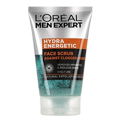 Bild av L&#039;Oréal Paris Men Expert, rengörande ansiktsskrubb, Hydra Energetic Scrub, 100 ml