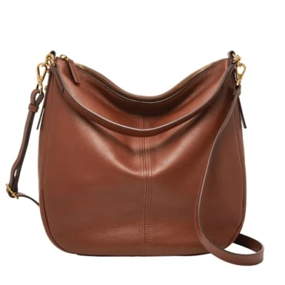 Bild av Fossil Väska för kvinnor Jolie, Eco Läder/Polyuretan Trim Hobo brun 30,48 cm L x 12,7 B 33,02 H ZB1434200