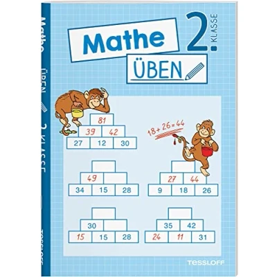 Bild av Mathe üben 2. Klasse: Zahlen bis 100, plus und minus, Einmaleins oder Geometrie