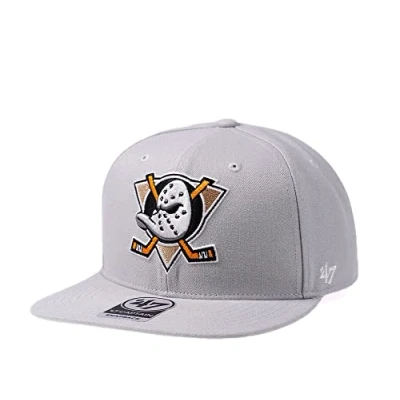 Bild av &#039;47 47brand Anaheim Ducks Snow Gray Edition Captain Snapback Cap, GRÅ, one size