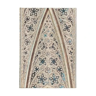 Bild av Paperblanks 18 Month Planners, Vault of the Milan Cathedral, Midi, Horizontal, Wrap Closure