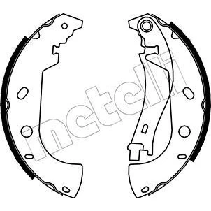 Bild av Bromsbackar, sats, Bakaxel, fiat, 77362284, 9947939