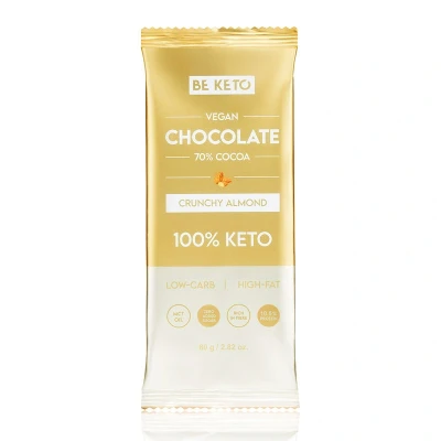 Bild av Vegansk ketochoklad med MCT olja krispig mandel 80 g