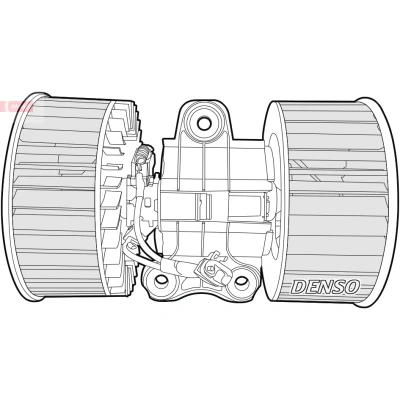 Bild av DENSO DEA05004 Pulseur d&#039;Air pour véhicules avec direction à gauche BMW: X5, 5 Berline