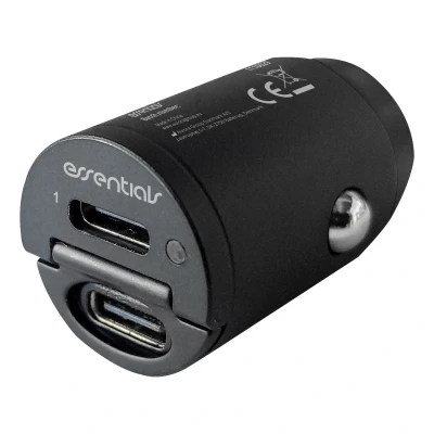 Bild av Essentials Car charger 2x USB C PD 30W, d