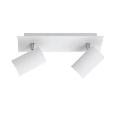 Bild av Trio Leuchten balkar i metall vit, spotbalk 2 flamig, exklusiv x GU10, längd: 30 cm 802400201