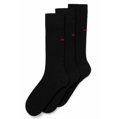 Bild av HUGO Herr 3P RS Uni CC Regular_Socks, Black1, 3942, 39/42 SE
