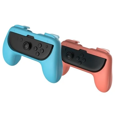 Bild av Subsonic Pack 2 grepp för Joy con Nintendo Switch och blå röd