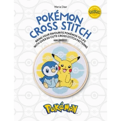 Bild av PokéMon Cross Stitch: Bring Your Favorite to Life with Over 50 Cute Stitch Patterns