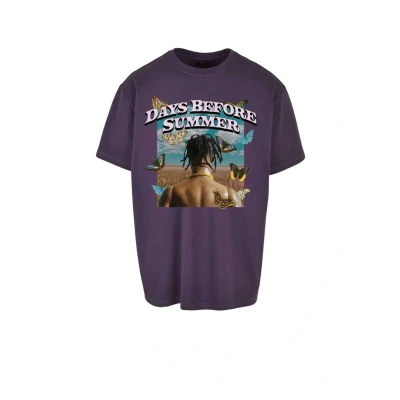 Bild av Upscale by Mister Tee Unisex DAYS Before Summer Tshirt med print, Storlek: XS, Purplenight