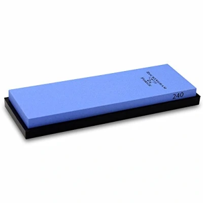 Bild av Rockingham Forge SUPERSHARP slipsten, 240 korn knivslipsten, halkfri bas, 18 x 6 2 cm grov