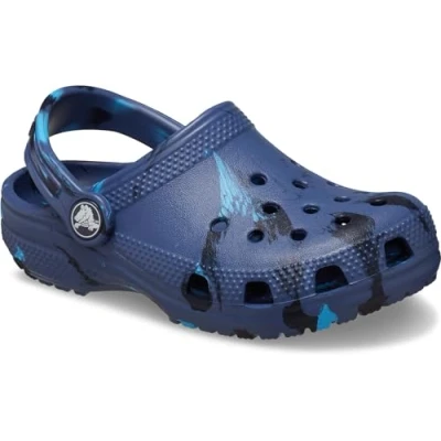 Bild av Crocs Classic Clog T unisex barn Träskor, Marbled (Navy/Multi), 22/23 EU