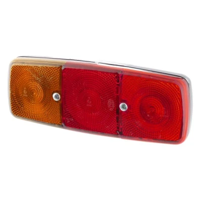 Bild av HELLA 2SE 001 699 071 Feu arrière gauche P21W, R10W noir 12, 24 sans ampoules avec joint d&#039;étanchéite, porte lampe MERCEDES BENZ: UNIMOG