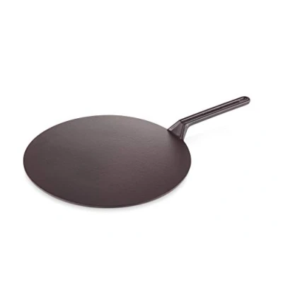 Bild av Le Creuset Crêpepanna i gjutjärn, inkl. träspjäll, Ø 32 cm, rund, lämplig för alla typer av spisar inklusive induktion, 3,275 kg, körsbärsröd