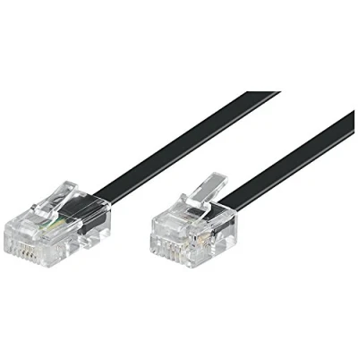 Bild av Pro Modular telephone cable Svart 10 meter