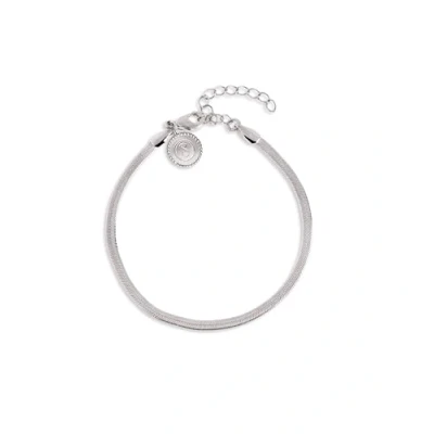 Bild av SINGULARU Lisse Anklet Stål eller stålvristband med 18K guldplätering Kedjelängd 21 cm + 3,5 Smycken för kvinnor, One Size, Rostfritt stål, Ingen ädelsten