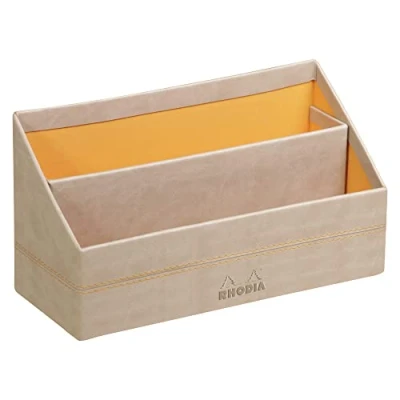 Bild av Rhodia 318845C brevfack (10 x 25 31 cm, konstläder, elegant och praktisk, perfekt för din organisation)1 st, beige