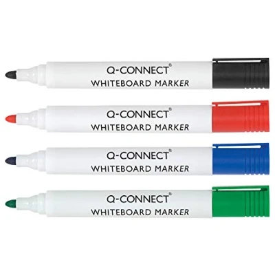 Bild av Anslut whiteboard markör 4 delar (flerfärgad)