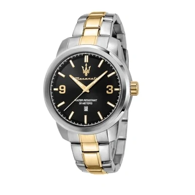 Bild av Maserati Successo herrklocka, tid och datum, kvarts 44 mm, Flerfärgad, 44mm, armband