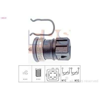 Bild av EPS 1.830.251 Sonde De Température Liquide Refroidissement Made in Italy OE Equivalent RENAULT: CLIO 2, MASTER 2 Kasten, Kangoo I
