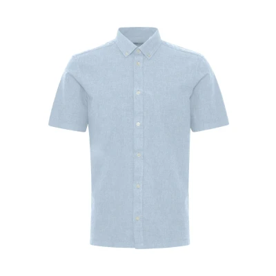 Bild av Casual Friday Cfanton SS CC Skjorta, Storlek: Small, Chambray blue