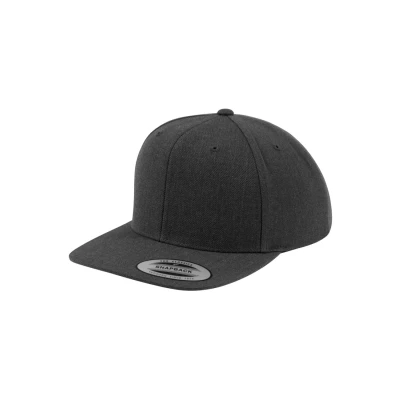 Bild av Flexfit Unisex klassisk snapback keps, män och kvinnor, finns i över 20 färger, en storlek passar alla, mörkgrå/mörkgrå, one size